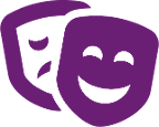 Theatrical masks icon