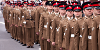 Armed Forces personnel parade along Stockton High Street at a previous Armed Forces Day event