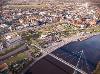 Computer generated imagery of Stockton Waterfront urban park