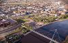 Computer generated imagery of the Stockton Watefront urban park site