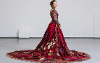 An image of a lady wearing 'The Red Dress'