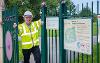Councillor Nigel Cooke at Romano Park