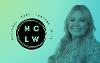 An image of Councillor Lisa Evans next to the National Care Leavers' Week logo