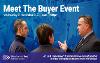 Graphic showing a meet the buyer event set to take place in November 2023.