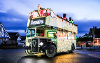 An image showing Santa on the Santa on Wheels bus