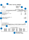 Council Tax bill 2026 to 2027 example
