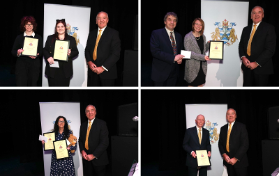 A grid image showing the Mayor's Civic Awards winners