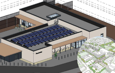 CGI of new proposed sports hub in Billingham 