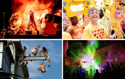 4 different images of different shows taking place at SIRF 25