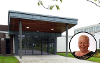 Image of SEND school with cabinet member Clare Besford in bottom right corner 