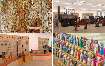 Images of the new exhibition space at Preston Park