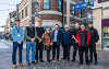 Image of a group of people stood on Stockton High Street