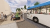 Raised kerbs will be installed to improve accessbility to public transport on Yarm High Street