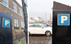 Two images of car parking machines in Stockton and Yarm