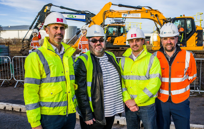 Image of Cllr Richard Eglington at Teeslink's new 54-acre development site in Eaglescliffe
