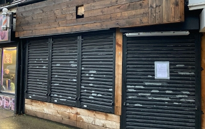 An image showing the closure order outside 91 Lanehouse Road