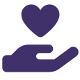 Hand holding heart 115