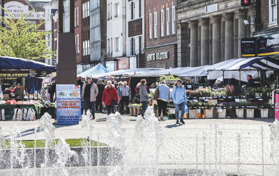 Image of Love Your Local Market in Stockton High Street