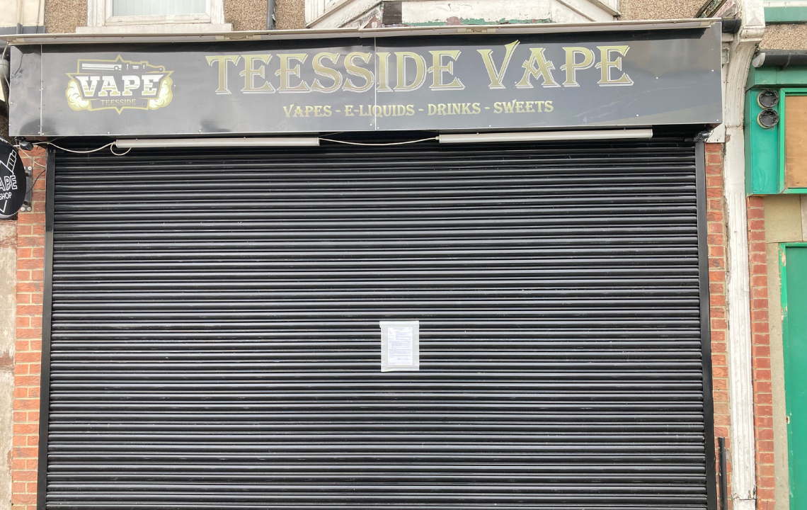 Teesside Vape Closure Order - May 2026